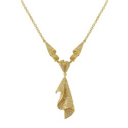 Vermeil Gold-CZ Necklace