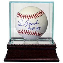 Lou Brock Signed Official Major League Baseball HOF 85- JSA Hologram W/ Glass Case (Cardinals)