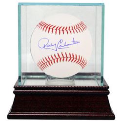 Rocky Colavito Signed Official Major League Baseball W/ Glass Case (Indians/Tigers/NY Yankees)