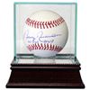 Image 1 : Bobby Richardson Signed Official Major League Baseball 60 WS MVP W/ Glass Case (New York Yankees)