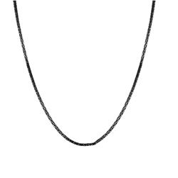 Black Stainless Steel Snake Chain-16" 3"