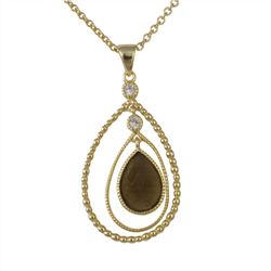 Vermeil -CZ Pendant