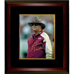 Bobby Bowden Signed Florida State Seminoles 8X10 Photo Custom Framed (Wearing Hat)