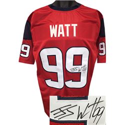 JJ Watt Signed Houston Texans Red Prostyle Jersey XL #99