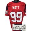 Image 1 : JJ Watt Signed Houston Texans Red Prostyle Jersey XL #99