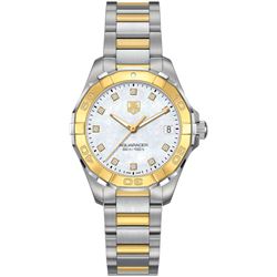 Tag Heuer  Aquaracer Lady 300M 32MM Diamond Gold &Amp; Steel  Women Watch