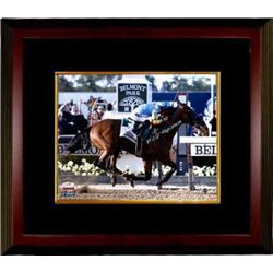 American Pharoah Signed 11X14 Photo 2015 Belmont Stakes Finish Line Horse Racing Triple Crown Custom