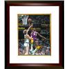 Image 1 : Magic Johnson Signed Los Angeles Lakers 8X10 Photo Vs Larry Bird Custom Framed