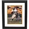 Image 1 : Floyd Little Signed Denver Broncos TB 8X10 Photo Custom Framed (White Jersey)