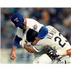 Image 1 : Nolan Ryan Signed Texas Rangers 16X20 Photo (Fight Vs Ventura)- Steiner Hologram