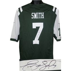 Geno Smith Signed New York Jets XL Green Nike Jersey- JSA Hologram