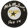 Image 1 : Mike Modano Signed Dallas Stars NHL Logo Hockey Puck W/HOF 14