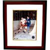 Image 1 : Gordie Howe Signed Detroit Redwings 16X20 Photo Vs Toronto Custom Framed