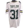 Image 1 : Jim Taylor Green Bay Packers Unsigned White TB Prostyle Jersey XXL