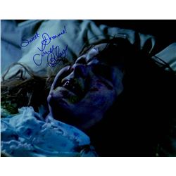 Linda Blair Signed The Exorcist Regan Scary Smile Close Up 11X14 Photo W/Sweet Dreams