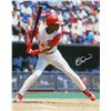 Image 1 : Eric Davis Signed Cincinnati Reds Batting Action 16X20 Photo