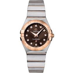 Omega  Constellation Brushed Quartz 27Mm  Women Watch