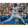 Image 1 : Dwight "Doc" Gooden Signed New York Mets Horizontal Pitching Action 16X20 Photo