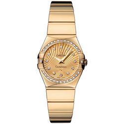 Omega  Constellation Polished Quartz 24Mm  Women Watch