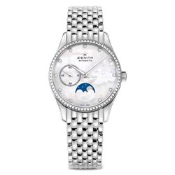 Zenith  Captain Ultra Thin Moonphase  Women Watch