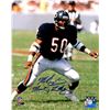 Image 1 : Mike Singletary Signed Chicago Bears Action Stance 8X10 Photo W/Monsters Of The Midway