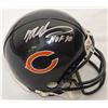 Image 1 : Mike Singletary Signed Bears Riddell Replica Mini Helmet W/HOF'98