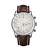 Image 1 : Breitling  Navitimer World GMT Chronograph Brown Crocodile Strap  Men Watch