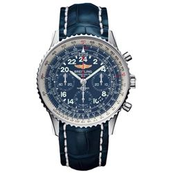 Breitling  Navitimer Cosmonaute Manual Winding Aurura Blue Dial  Men Watch