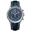 Image 1 : Breitling  Navitimer Cosmonaute Manual Winding Aurura Blue Dial  Men Watch