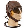 Image 2 : World War II Early Leather Fighter Pilot Helmet