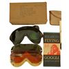 Image 2 : World War II Issue Pilot Goggles & Lenses