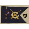 Image 1 : U.S. Army 5th Army Guidon With 2nd Inf Div Patch