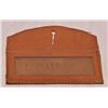 Image 4 : Col. Leonard Dallas Wings & Leather Name Plate