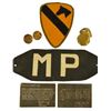 Image 1 : Military Police Badge & Leather Armbands