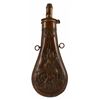 Image 2 : Antique Game Scene Powder Flask