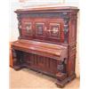 Image 1 : A fine and impressive Victorian carved and burr walnut piano of grand proportion, makers Ronisch...