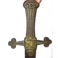 Antique British Short Bandsman Sword Engraved VR Army R Civil War