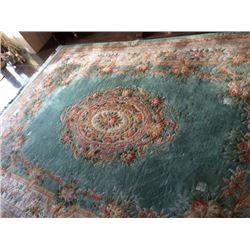 Fine Chinese Rug Colorful Pastels 14x10"