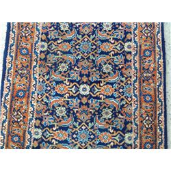 Old Pair of HERATI Wool Stairway Rug Runners 12.9" x 2.4"