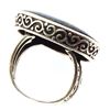 Image 3 : Vintage Circa 1969 Lapis Lazulli Sterling Silver Ring Custom Made 29x27mm
