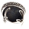 Image 4 : Vintage Circa 1969 Lapis Lazulli Sterling Silver Ring Custom Made 29x27mm
