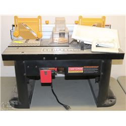 CRAFTSMAN PRO ROUTER TABLE W/ ROUTER