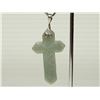 Image 1 : #3-STERLING SILVER JADE PENDANT