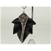 Image 1 : #16-BLACK ONYX & CRYSTAL PENDANT WITH SILVER BALL