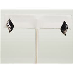 #19-STERLING SILVER RHODIUM PLATED DIAMOND