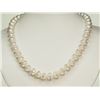 Image 1 : #40-STERLING SILVER FRESHWATER PEARL NECKLACE