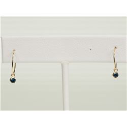 #46-14KT GOLD DIAMOND EARRINGS