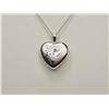 Image 1 : #48-STERLING SILVER HEART LOCKET