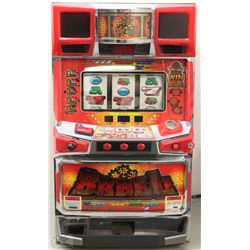 BABEL SLOT MACHINE WITH KEY AND COINS
