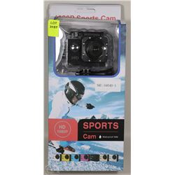 NEW HD 1080P SPORTS CAM, WATERPROOF 30M